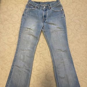 LEVIS Vintage denim mid-high rise jeans